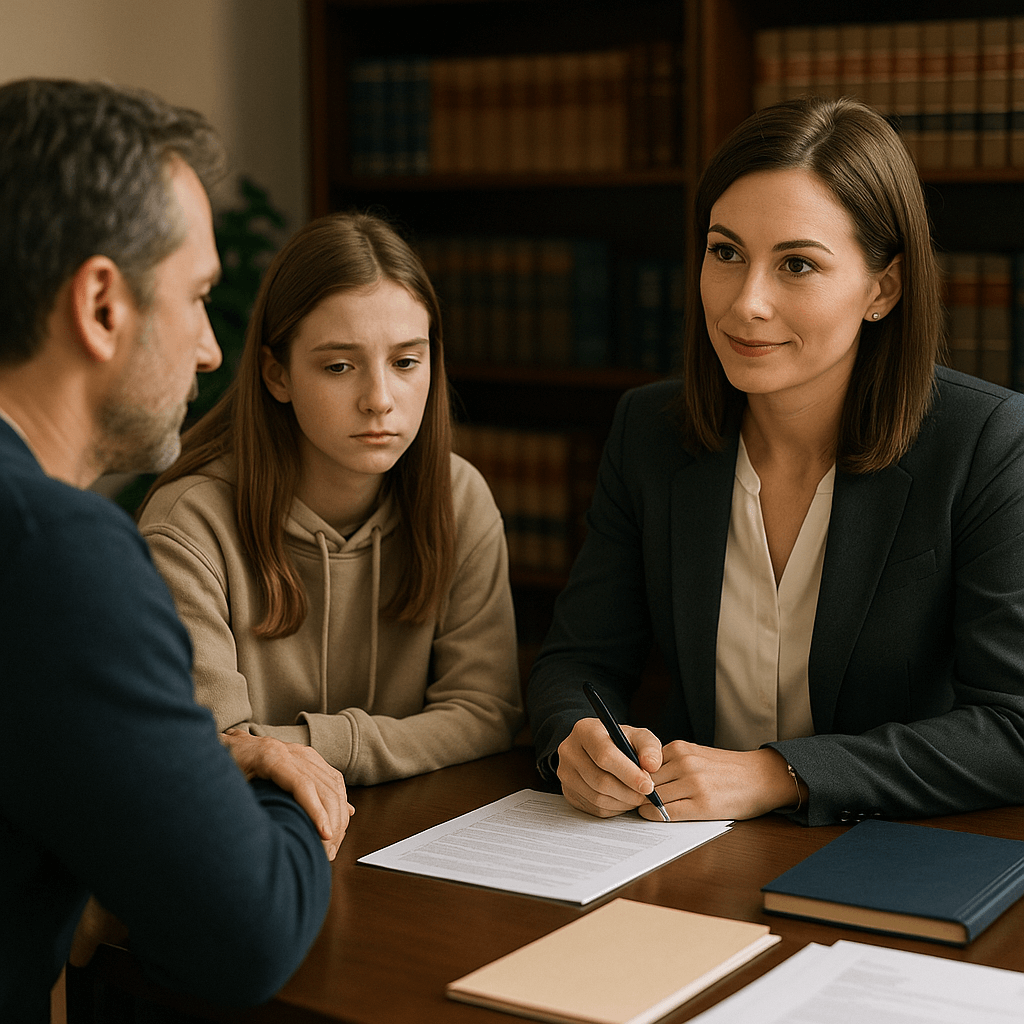 Abogada asesorando sobre bullying