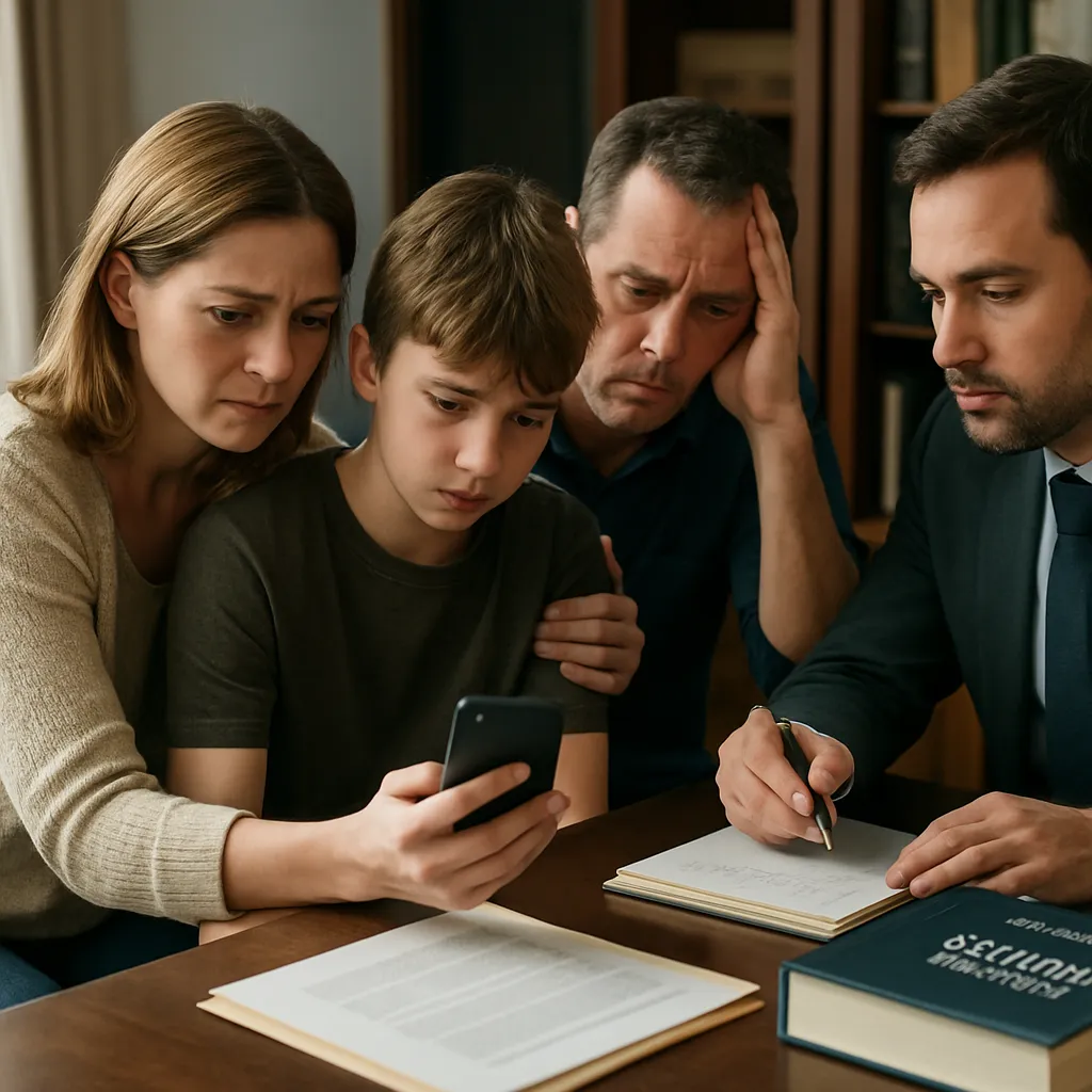 Internamiento en centro de menores por acoso