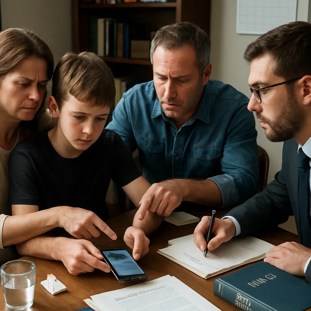 Orden de alejamiento entre menores